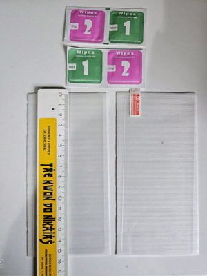 Tempered Glass screen protectors, 2 pieces, new
