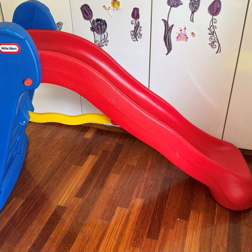 Little Tikes slide used, sturdy construction, folds for space saving