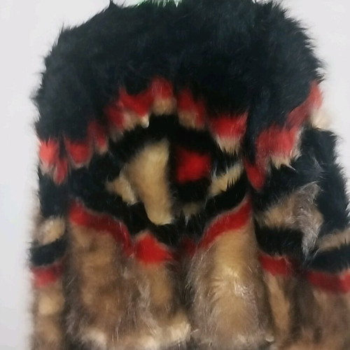 BSB faux fur new, size 42, multicolor