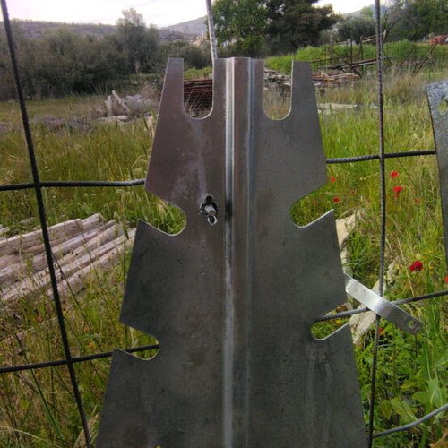 Materials for double spit grill construction used