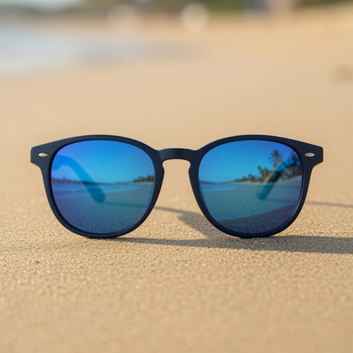 Enzo EZ2283 C02 Blue Sunglasses used, unisex