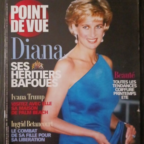 Point de Vue magazine Princess Diana March 2003