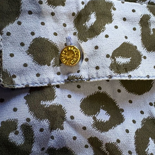 Juicy Couture shirt medium like new, leopard print