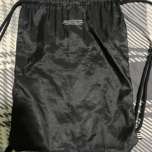 Adidas bag used, black with external zip pocket