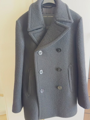 Marc Jacobs Men's Coat 100% Wool like new, black, size 50