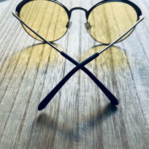 Hawkers sunglasses used, transparent with yellow tint