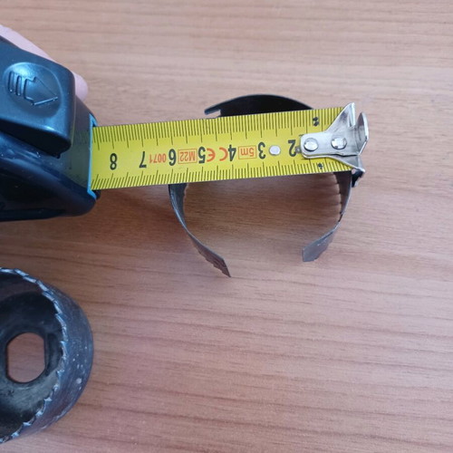Hole Saw Set and Drill Base Used
