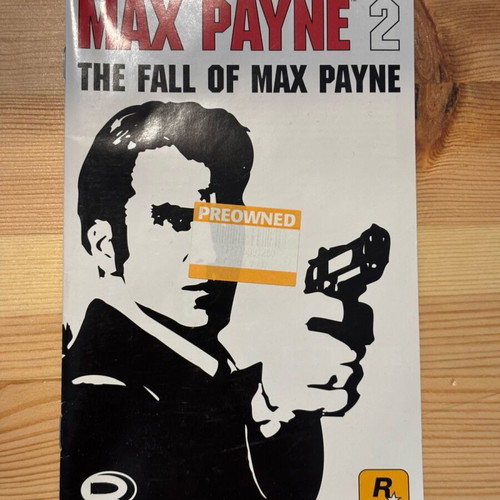 Max Payne 2 PlayStation 2 English Manual used