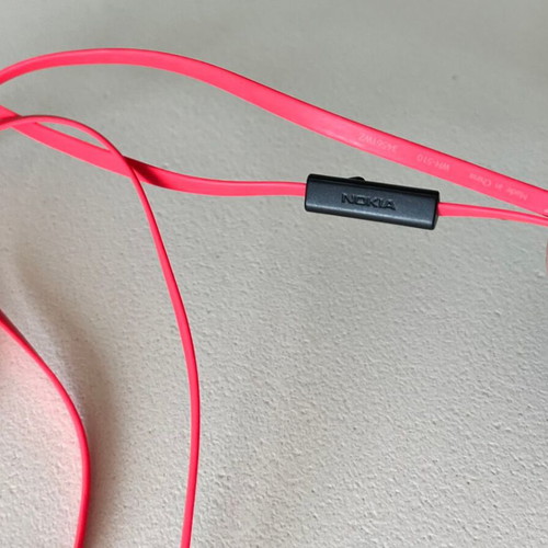 Nokia Coloud Pop WH-510 headphones like new, wired with microphone
