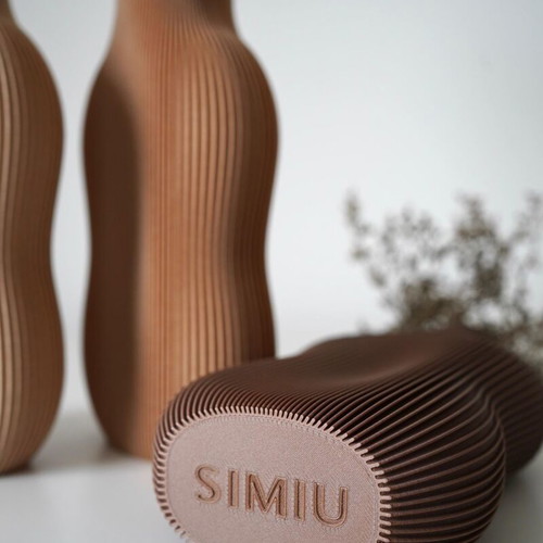 Vase for dried flowers made to order, 3D printed from PLA