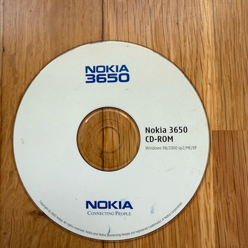 Nokia 3650 CD-ROM like new, collectible vintage tech