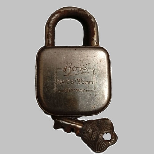 BOSS Germany padlock used, works with one key