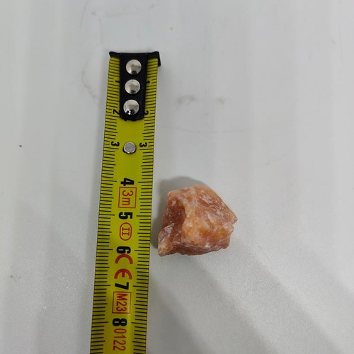 Orange Calcite natural raw mineral 12g like new