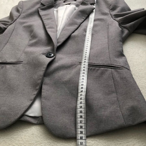 H&M women's blazer gray like new, size L
