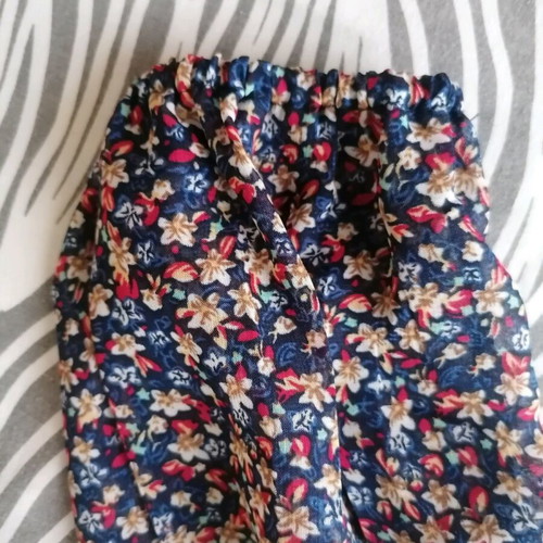 Printed blouse with flowers Pink Woman size M like new