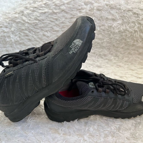 The North Face athletic shoes used, size 41, black, Gore-Tex