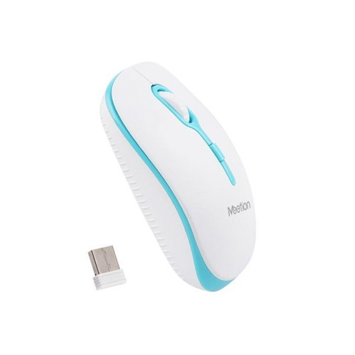 Meetion MT-R547 Wireless Mouse 2.4G White and Blue