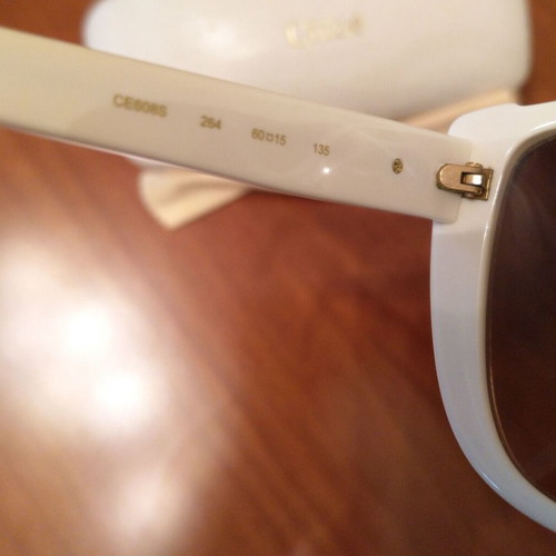 Chloe sunglasses like new, beige sugar color, UV filter