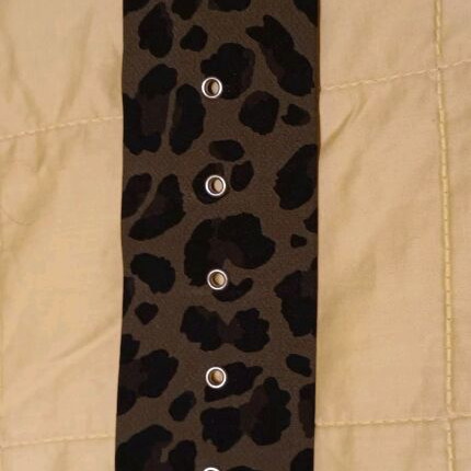 Zara wide leopard print belt like new