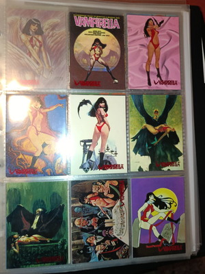 Vampirella 1995 Topps Cards like new, lot of 65