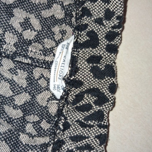 Calliope shorts for girls like new, beige and black, size 140 cm