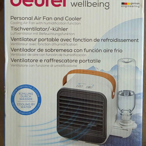 Beurer LV 50 Fresh Breeze table air cooler with cooling and humidifying