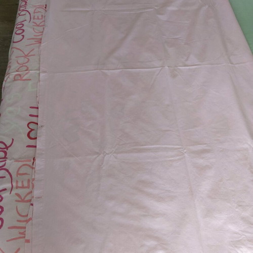 Single duvet cover like new, 100% cotton, pink shades