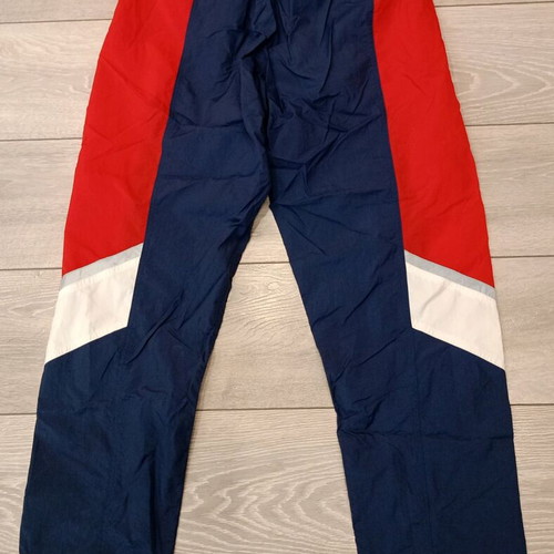 Nike track pants used, navy with red stripes