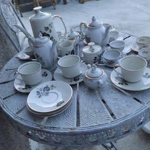 Vintage German Porcelain Tea and Coffee Sets used, mix & match collection