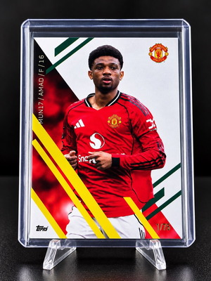 Topps Total συλλεκτική κάρτα ποδοσφαίρου του Amad Diallo στη Manchester United, First Print 1/75