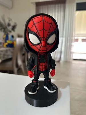 Spiderman Figure Miles Morales 3D Printed New 15cm