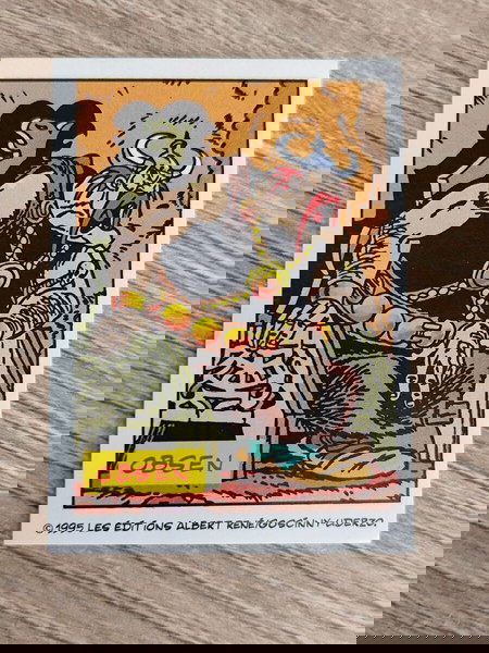 Vintage Aυτοκόλλητο Χαρτάκι Asterix Collection Perfetti Bubble Gum 1995 από Τσίχλες