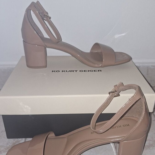 Kurt Geiger nude block heel sandals, new, size 39