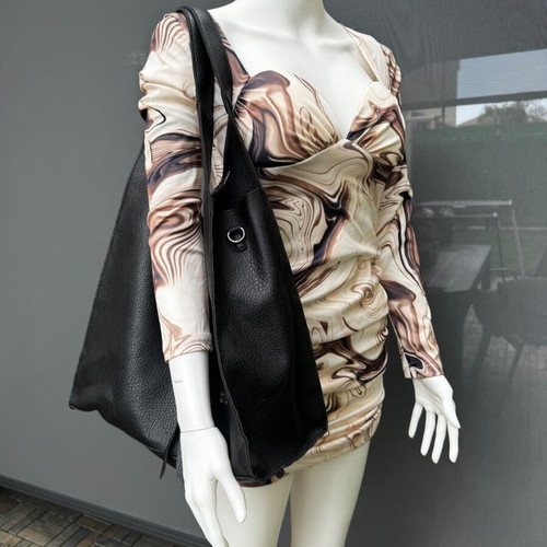 Dress beige, size M, like new