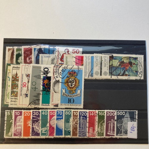 German used stamps complete series 1975