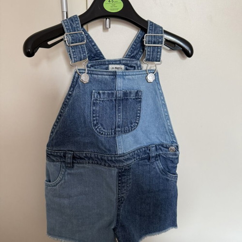 F&F denim romper like new, size 3/4 (98 cm)