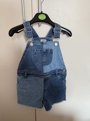 F&F denim romper like new, size 3/4 (98 cm)