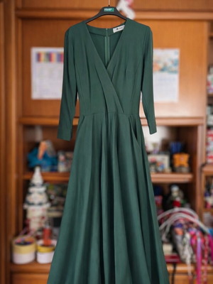 Hype winter dress like new, green, size S