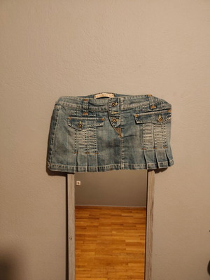 Mini denim skirt new, size L / 40 / 12
