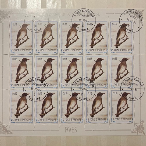 Stamp pages used, pack of 10, uncut, excellent condition
