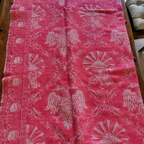 Handmade blanket used 100% wool