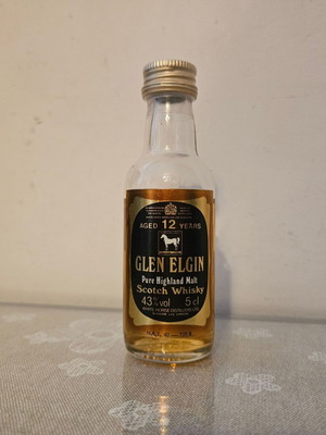 Glen Elgin 12yo whisky miniature new, sealed