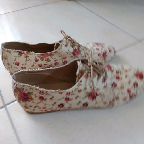 Fairymade handmade floral shoes like new