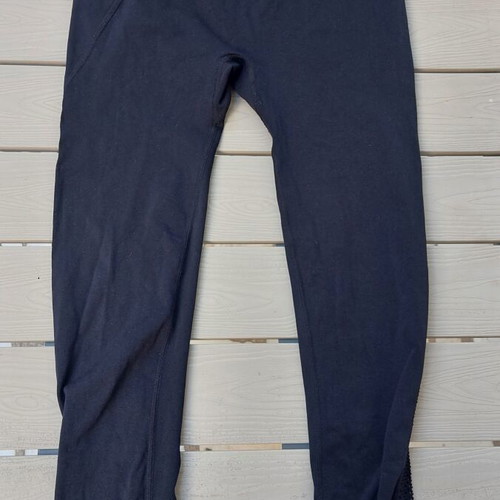 Avon women's leggings with pocket and mesh like new, black, size L