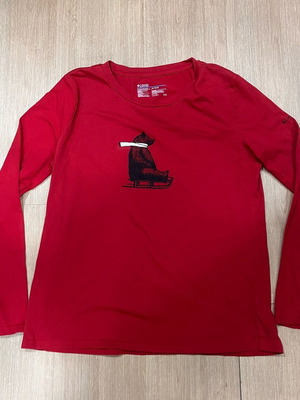Columbia mens XL blouse like new, red