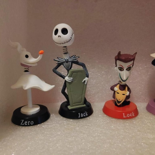 Jack Skellington and Sally collectible figure set like new