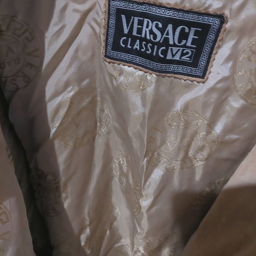 Versace suede jacket vintage collectible