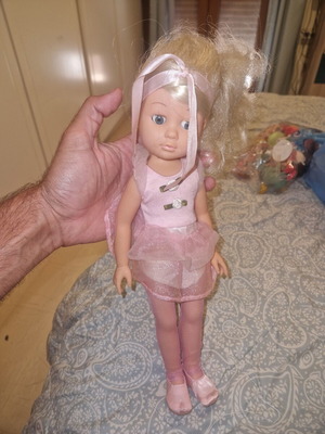 Simba Madeleine ballerina doll with pink dress