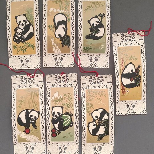 Old bookmarks like new, set of 7 with gift box