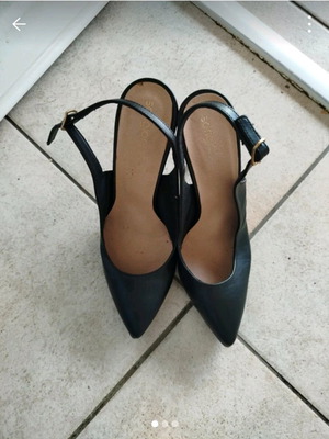 Sarigiannis pumps 10cm heel like new, size 38, black